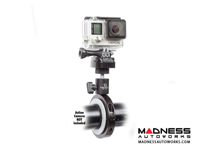 Jeep Wrangler JL Pro Mount Action Camera Mount Black MADNESS